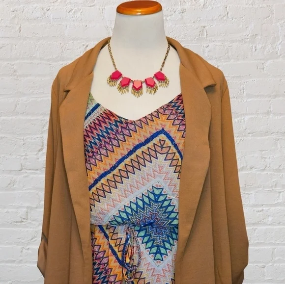 Boho Maxi Dress Size Medium - Picture 4 of 7